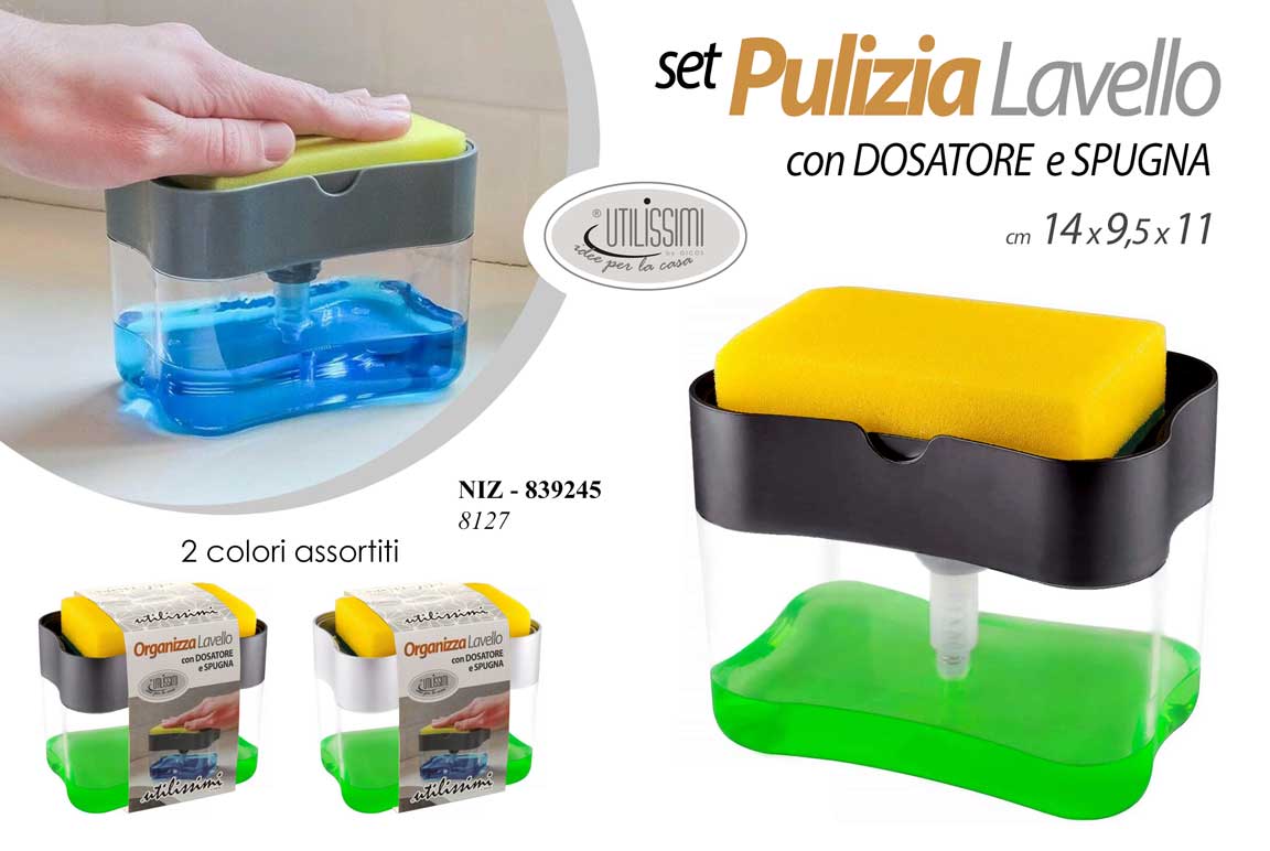 P.SAPONE SPUGNA ASS. 14*10*11CM