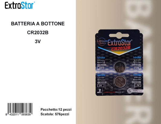 PILA A BOTTONE QTA/576 CR2032 PLIST 2PZ