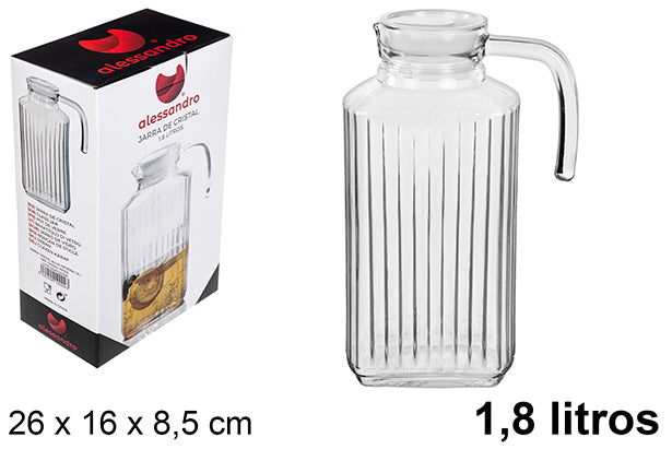 BROCCA IN VETRO PER ACQUA 1800ML