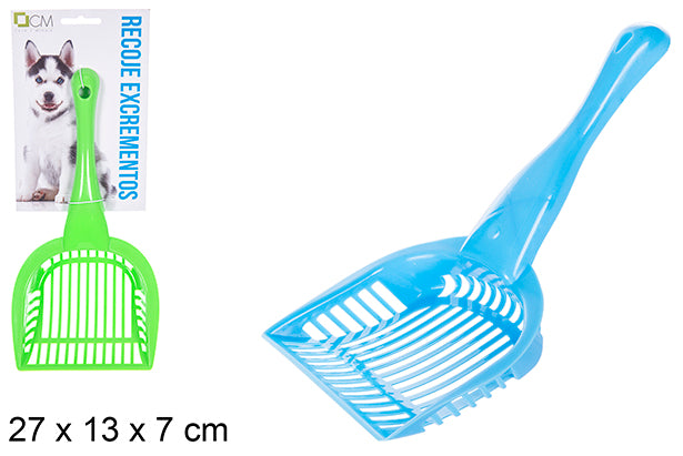 RACCOGLITORE DI ESCREMENTI DI PLASTICA ASSORTITI 27 CM