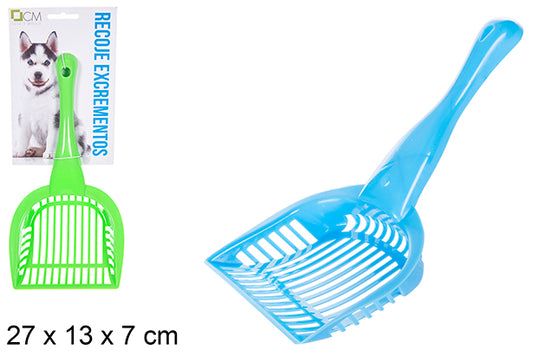 RACCOGLITORE DI ESCREMENTI DI PLASTICA ASSORTITI 27 CM