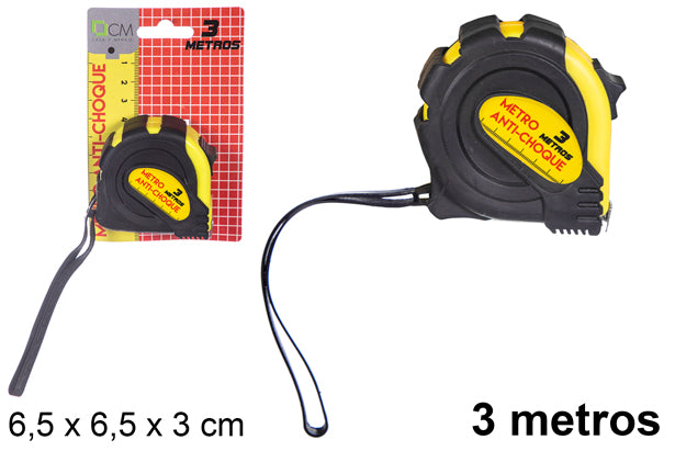 Misuratore flessibile antiurto 3 m. 12/unità