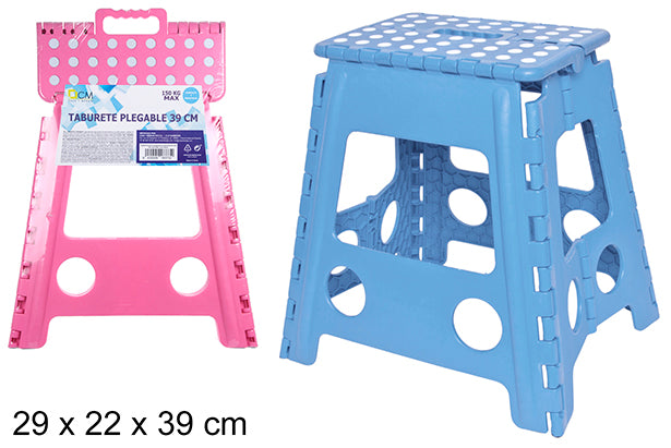 SGABELLO PIEGHEVOLE IN PLASTICA 39CM