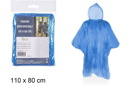 PONCHO IMPERMEABILE 110X80 CM