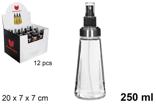 OLIERA TONDA MILANO CON TAPPO SPRAY 250ML