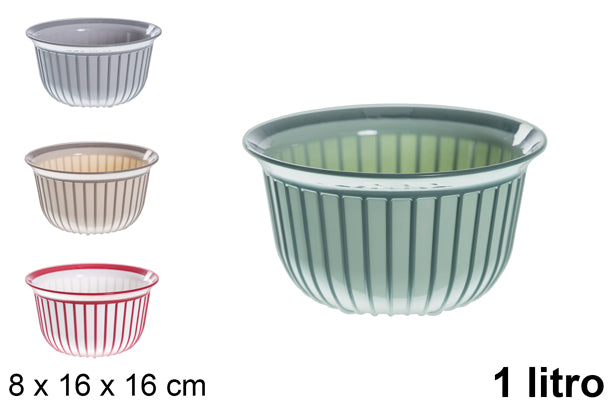 CIOTOLA DI PLASTICA LINEA 1 L.