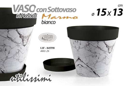LIF/VASO DEC.MARMO PL. 15*13CM 4601/26