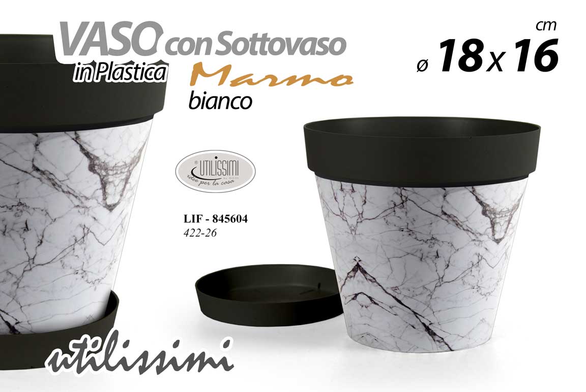 LIF/VASO DEC.MARMO PL. 18*16CM 422/26