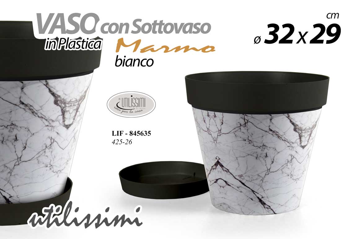 LIF/VASO DEC.MARMO PL. 32*29CM 425/26