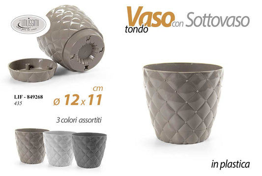 LIF/VASO PLAS.0,75L ASS 12*11CM 441
