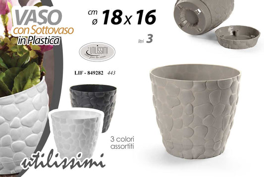 LIF/VASO PLA.AS.3L 18*16CM 443