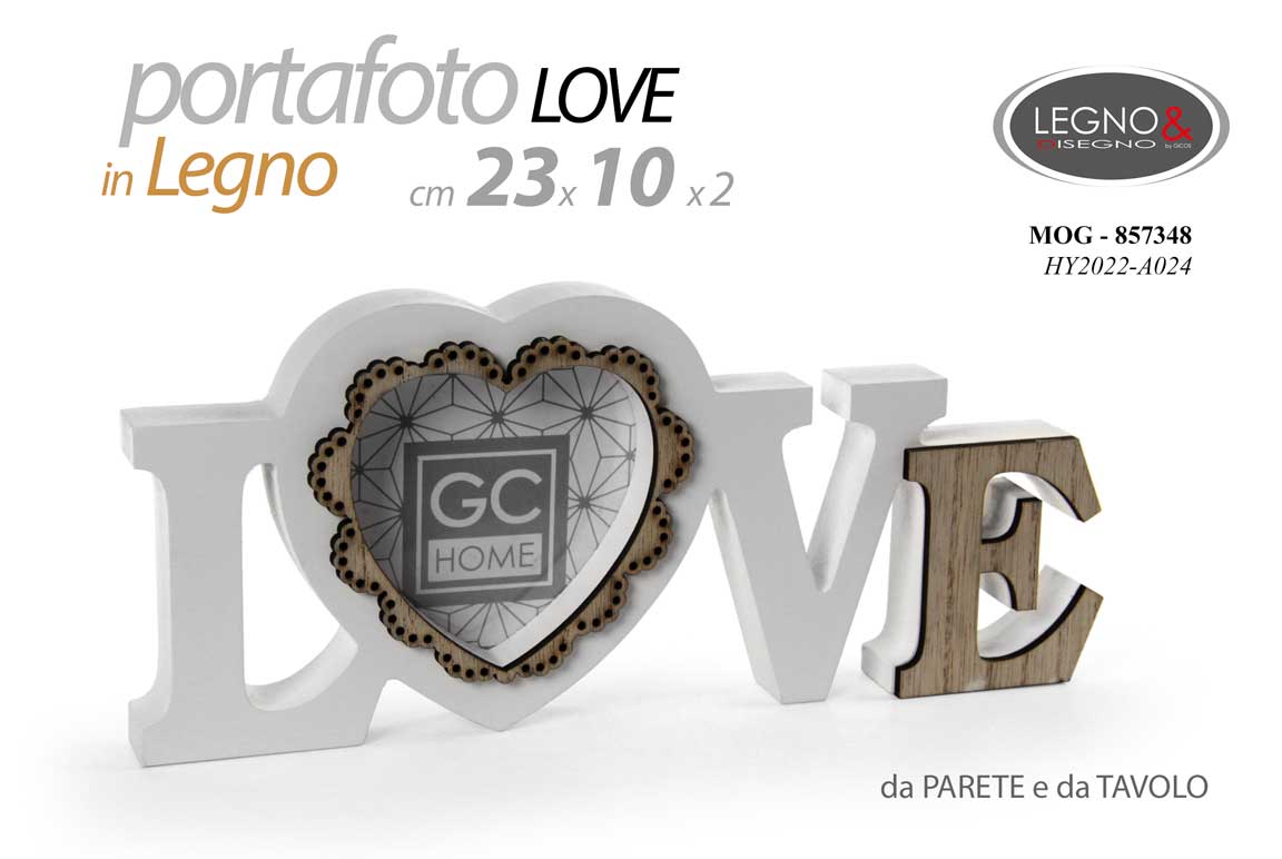 P.FOTO LOVE 23*10*1,8CM HY2022A024