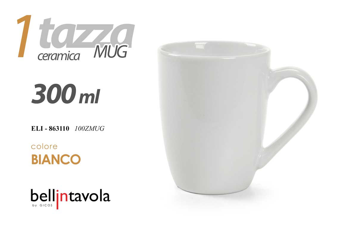 ELI/MUG BIANCO 300CC 10OZMUG
