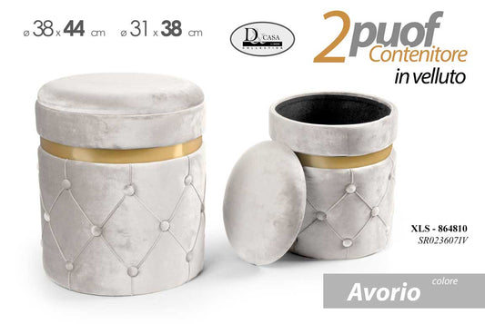XLS/2PZ CONT POUF AVORI 44/38 SR022607IV