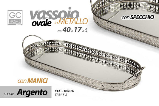 VEC/VASSOIO C/SPECC 40*17*6CM TP304S-S