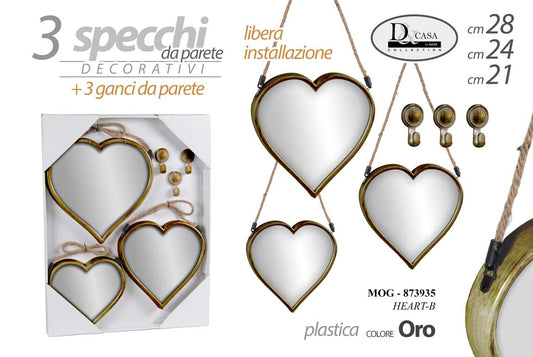 MOG/3 SPECH.CUO.ORO 28/24/21CM HEART/B