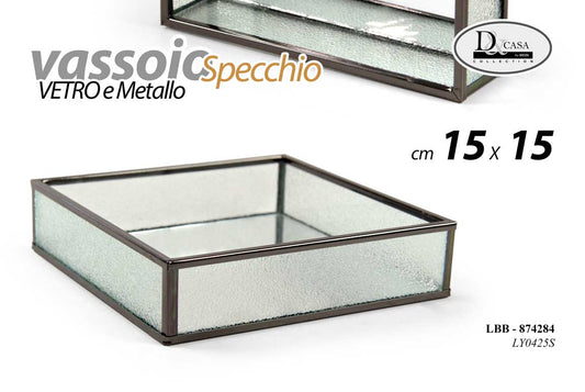 LBB/VASSOIO SPECCHIO 15*15CM LY0425S