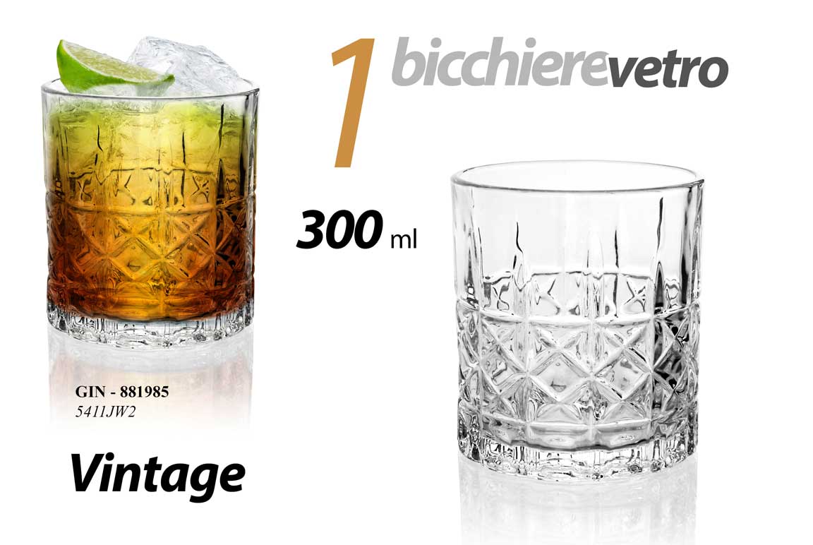 GIN/1 BICCHIERE VET VINTA 300ML 5411JW2