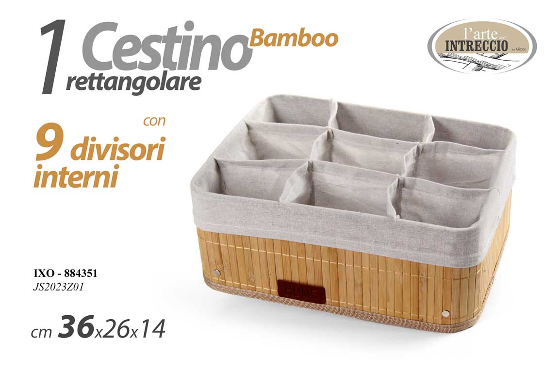 IXO/CESTA BAMBOO 36*26*14CM JS2023Z01