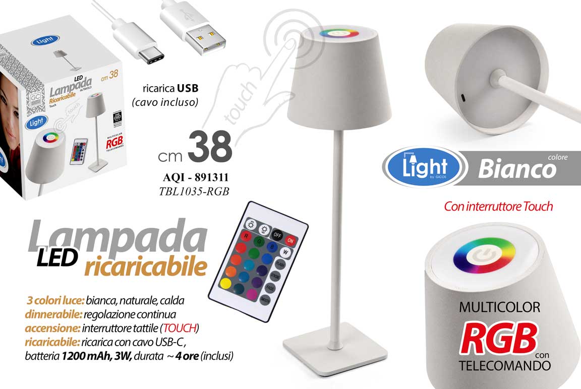 LAMPADA TAVLED TOUC 8*38