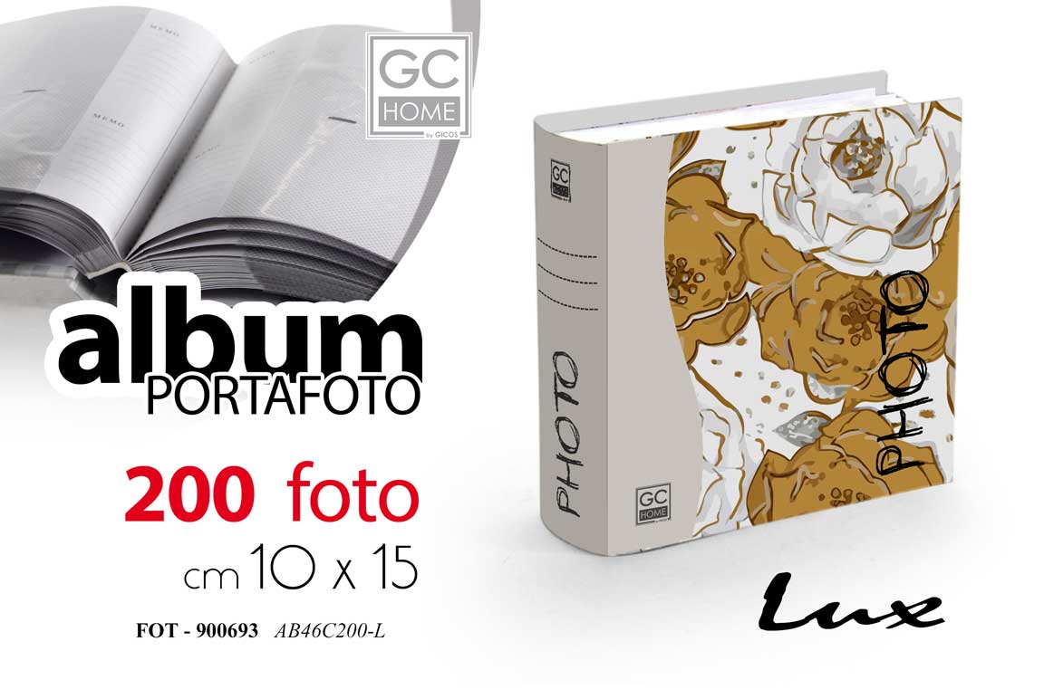 FOT/ALBUM LUX 200FOTO 10*15CM AB46C200-L