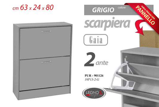 PUR/SCARP 2 GRIGIA 63x24x80 18P13-2-G