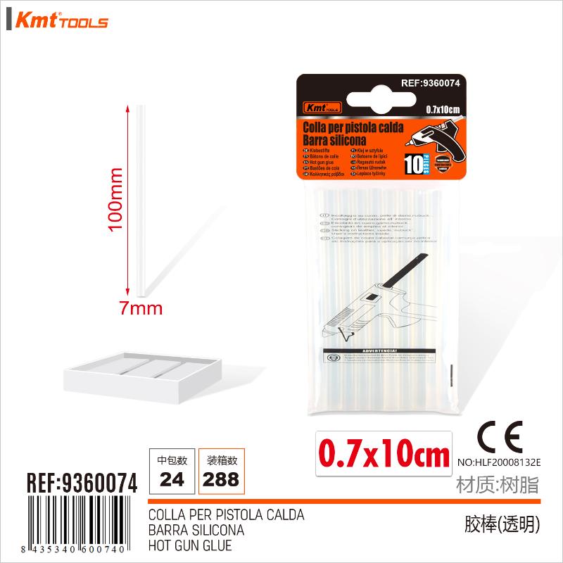 COLLA PER PISTOLA CALDA 0.7CM*10CM 10PZ