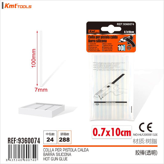 COLLA PER PISTOLA CALDA 0.7CM*10CM 10PZ