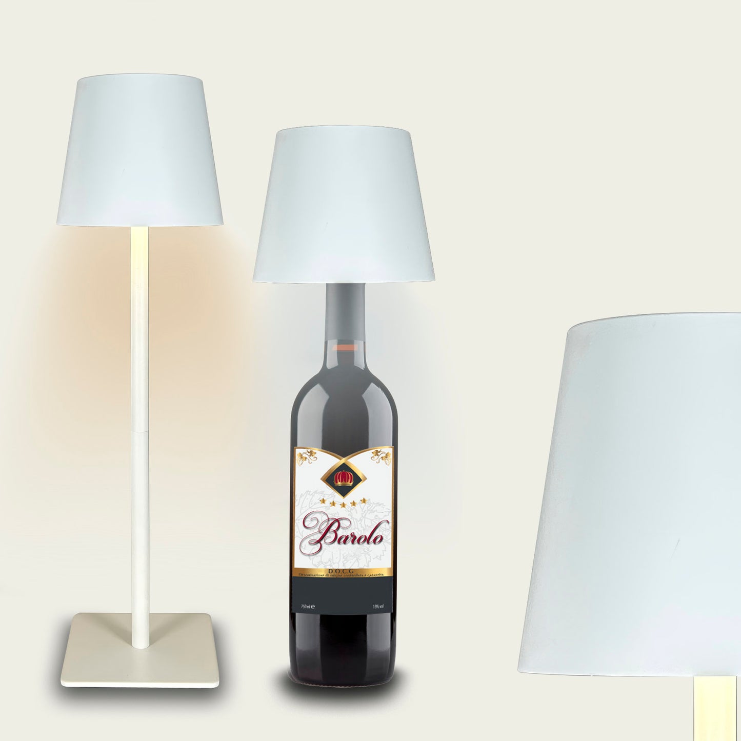 LAMPADA SCOMPONIBILE BIANCO