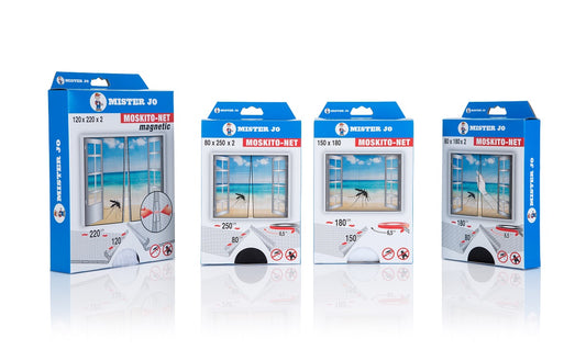 ZANZARIERA 80 X 250 NERA X 2 VELI IN BOX CHIUSO