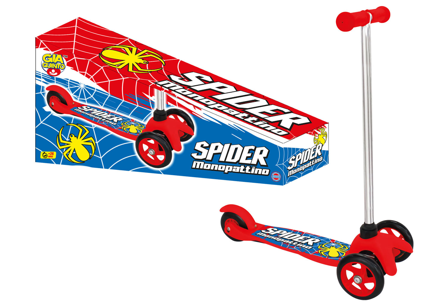 MONOPATTINO 3 RUOTE SPIDER GVC-9569 CT6