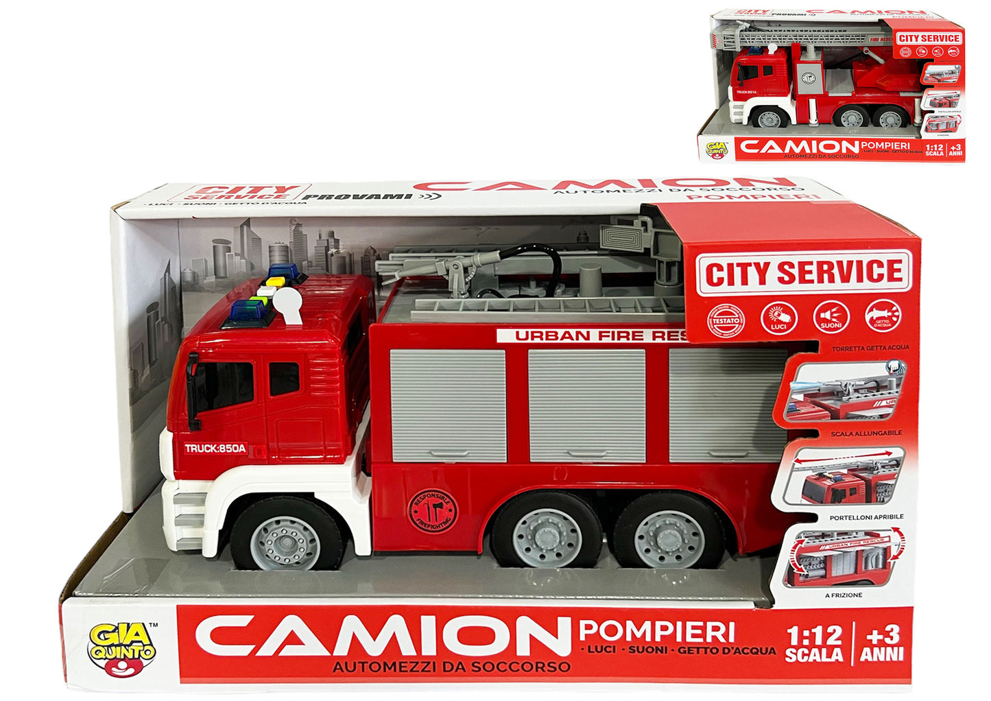 CAMION POMPIERI GVC-9576 CT6