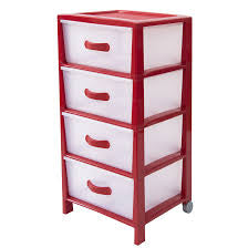 CASSETTIERA FUTURA 4 CST ROSSO