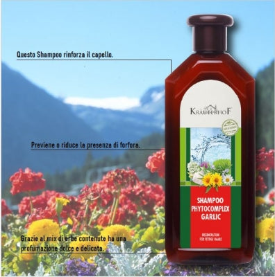 SHAMPO PHYTOKOMPLEX ALL' AGLIO 500 ml.
