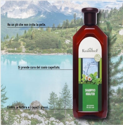 SHAMPO ALLE ERBE 500 ml.