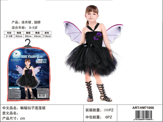 COSTUME VAMPIRA 3-5 ANNI