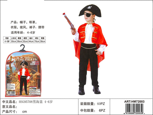 COSTUME CAVALIERE 4-6 ANNI