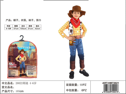 COSTUME COWBOY 4-6 ANNI