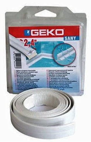GUARNIZIONE ADESIVA PVC H MM 22 X 2,4 M BIANCA IN BIVALVA