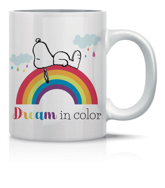 TAZZA SNOOPY DREAM IN COLOR