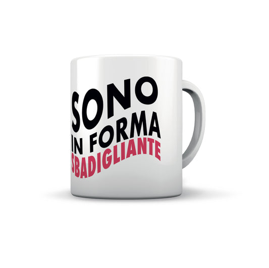 TAZZA SONO IN FORMA SBADIGLIANTE