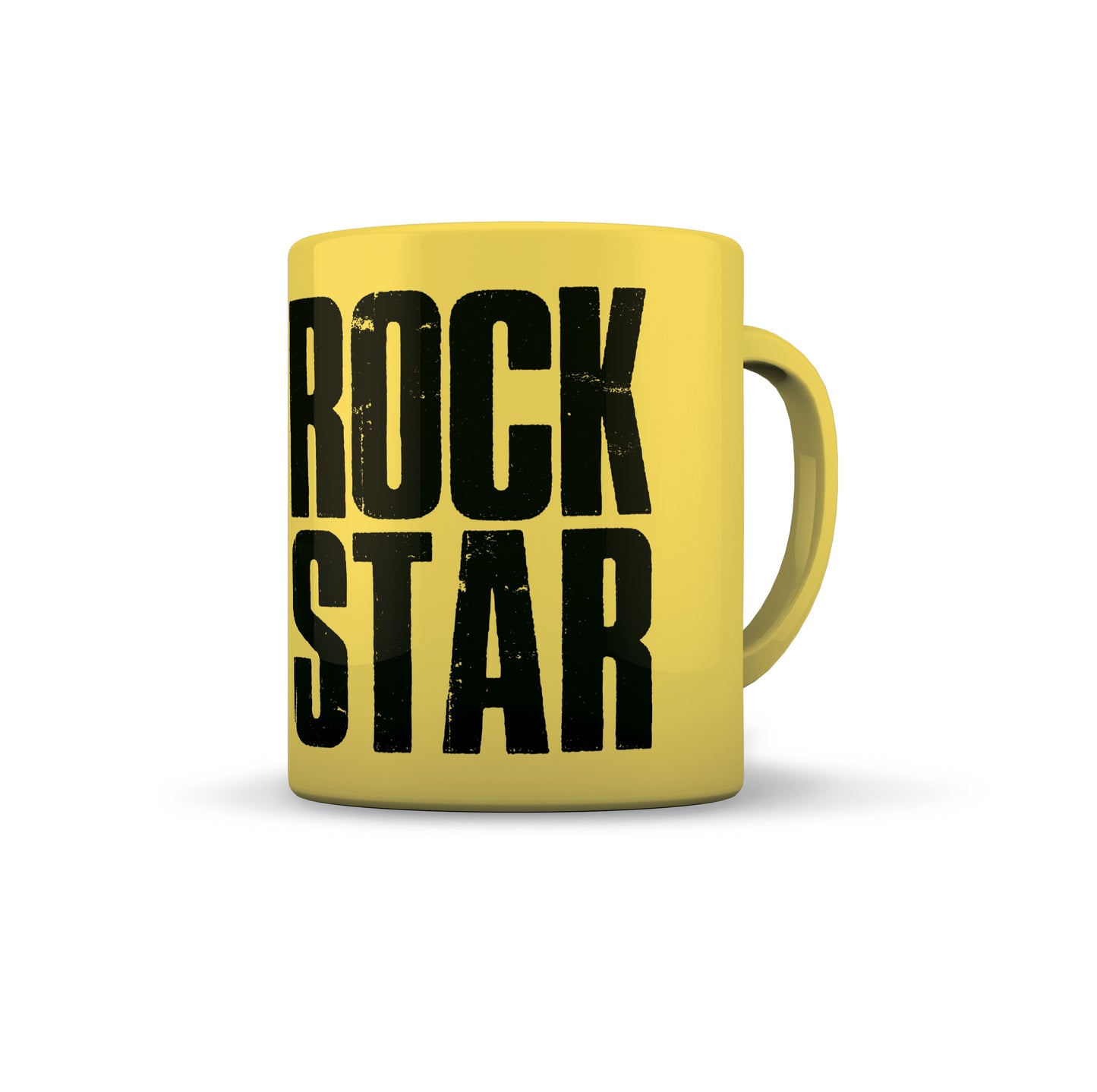 TAZZA GIALLA ROCK STAR
