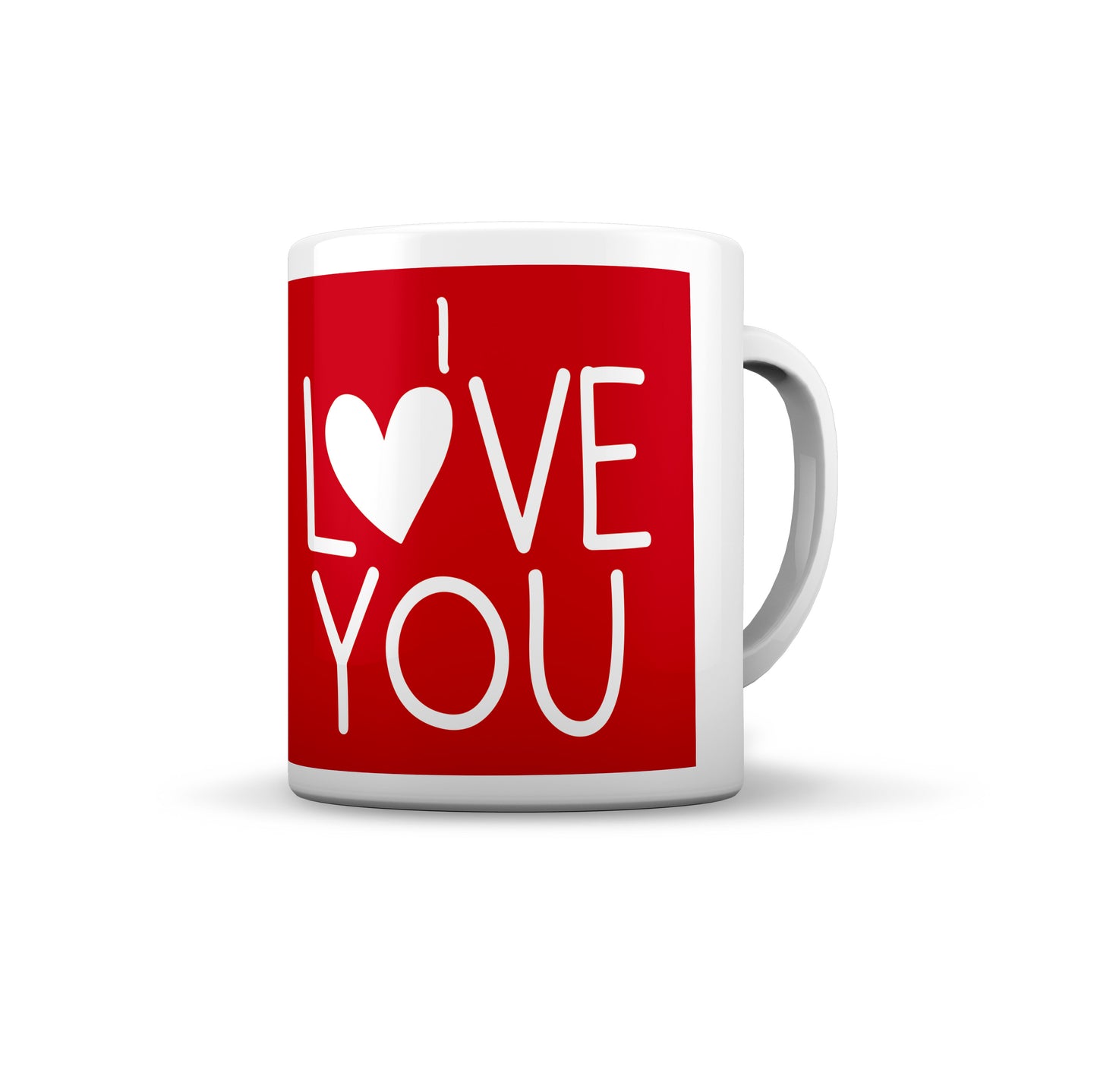 TAZZA LOVE SCRITTA I LOVE YOU