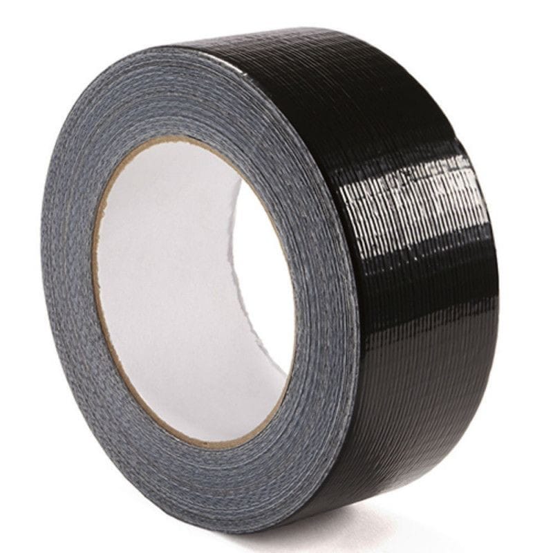 NASTRO TELATO MM 50 X 25 M NERO CON ETICHETTA LATERALE COLOR